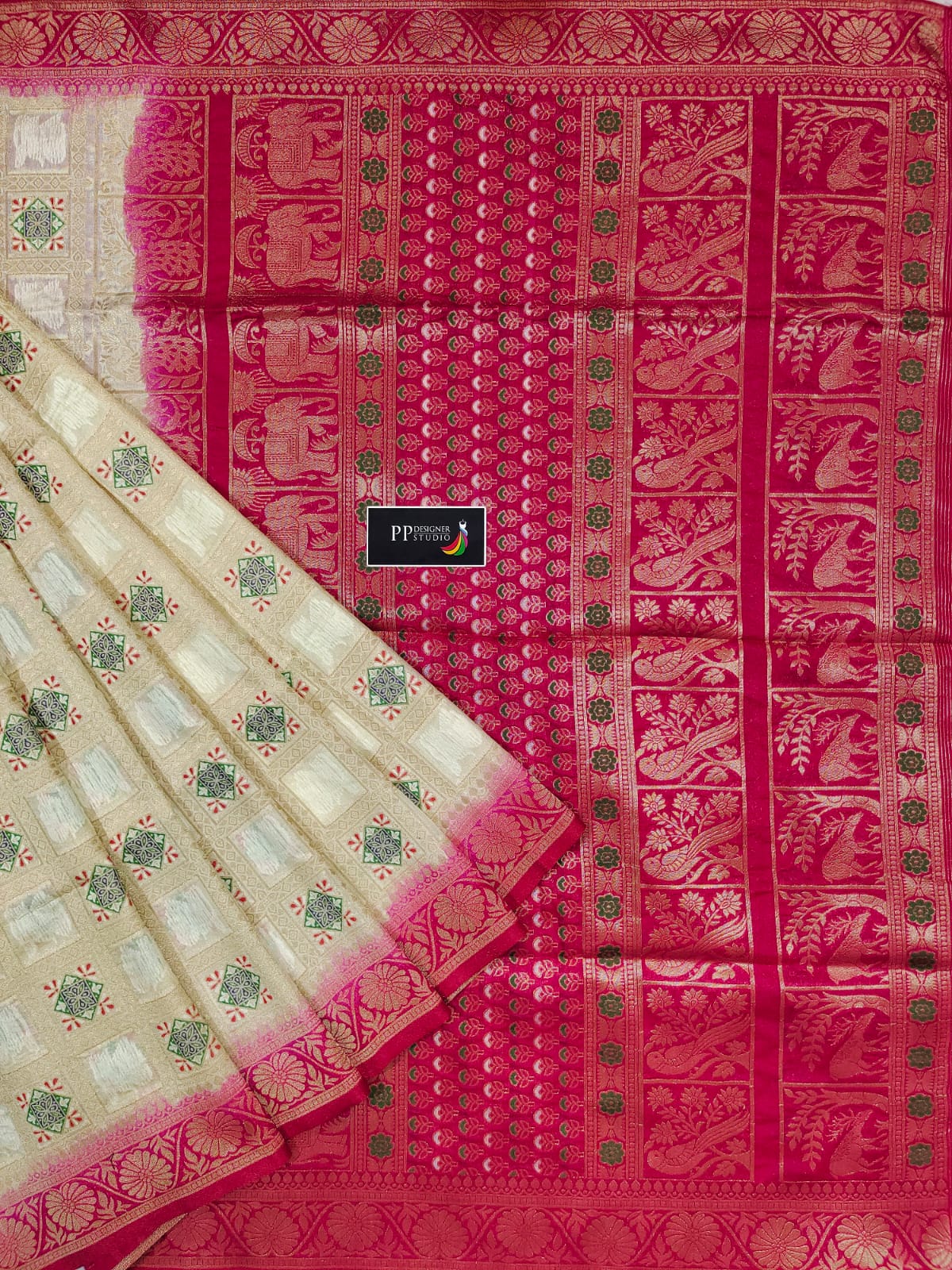 Handloom Banarasi Silk Saree