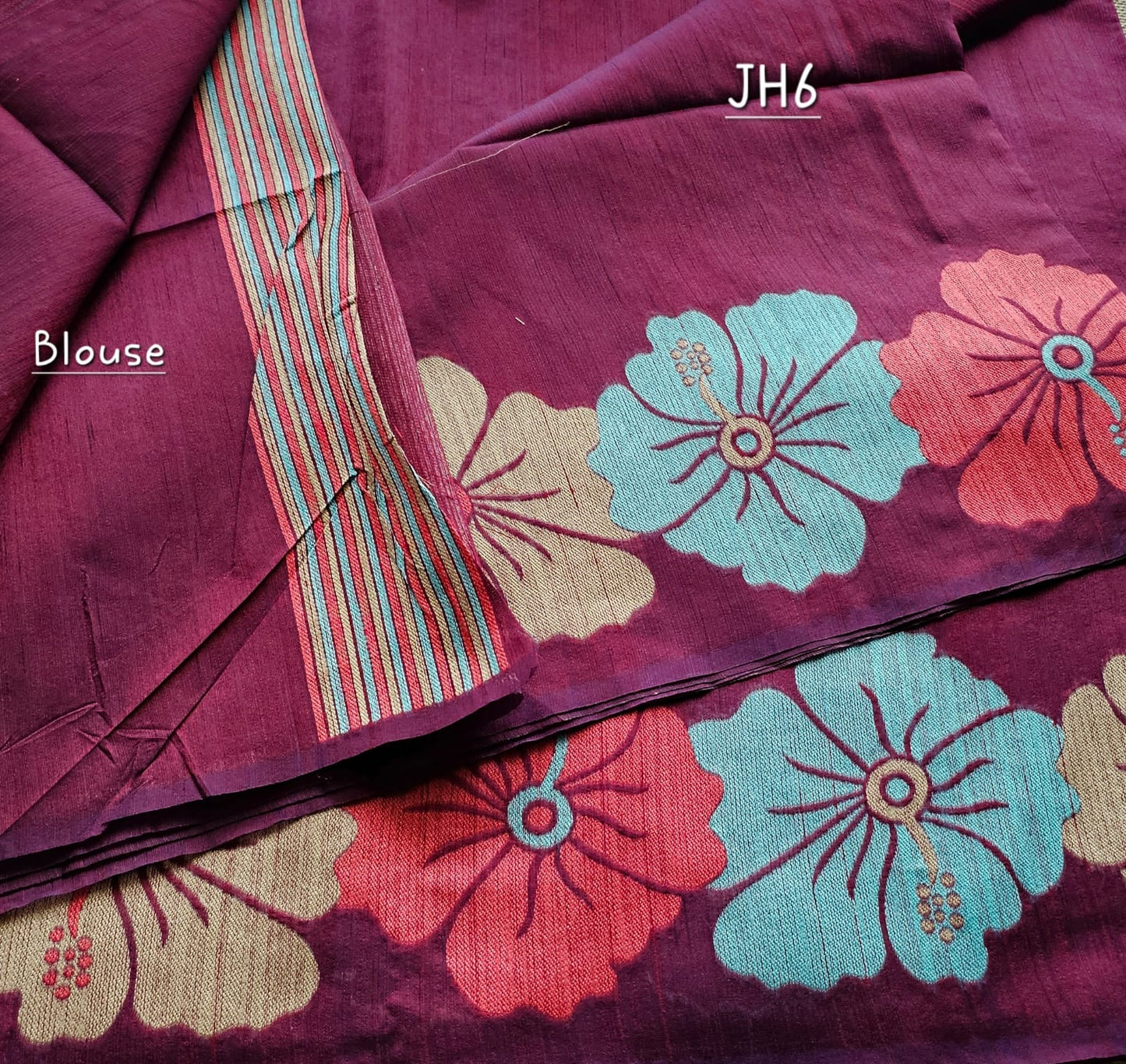 Handloom Jute Saree