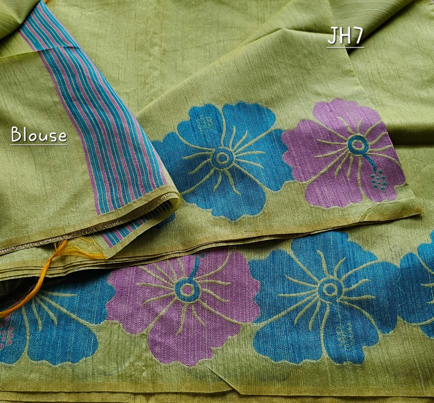Handloom Jute Saree