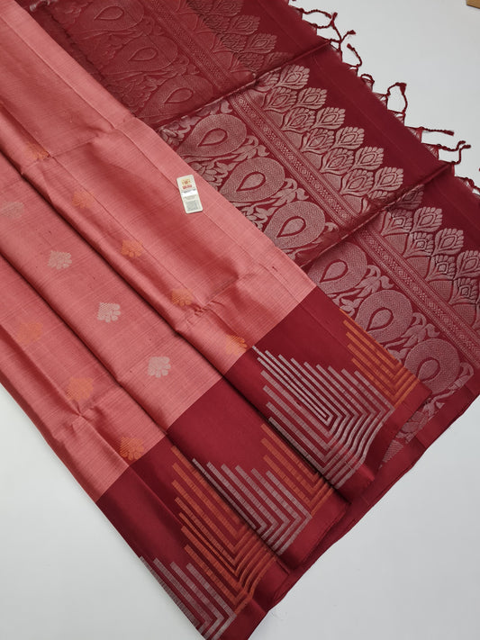 Handloom Kanchipuram Pure Turning Soft Silk Saree