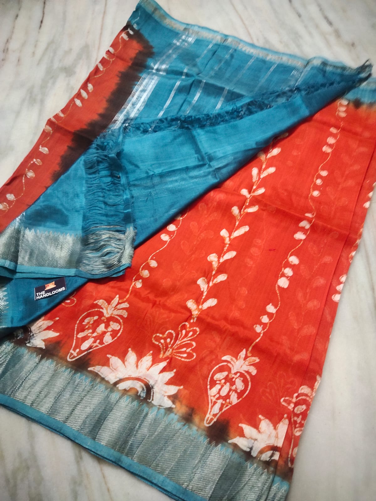 Handloom Pure Mangalagiri Cotton Saree