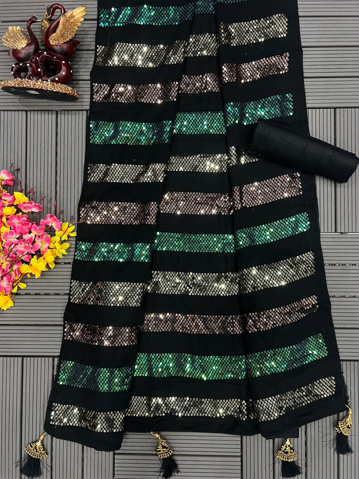 Heavy georgette saree