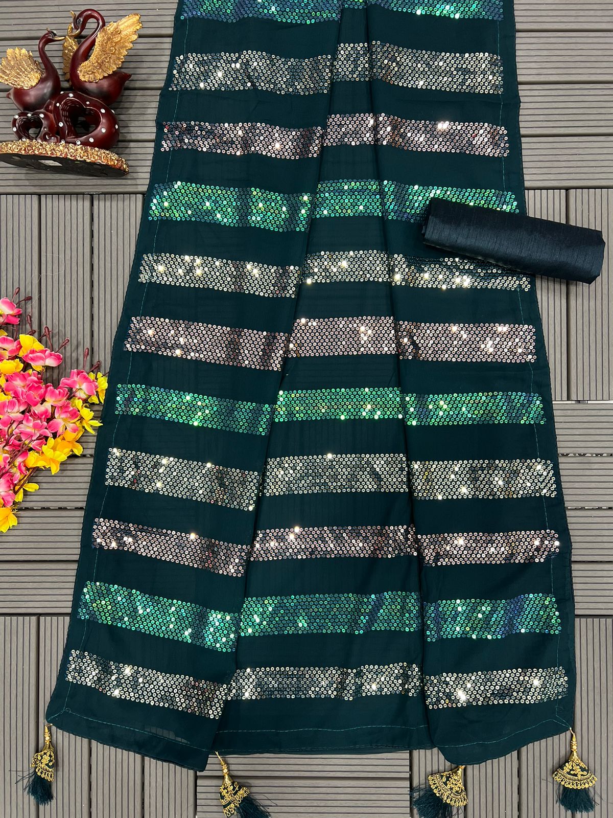Heavy georgette saree