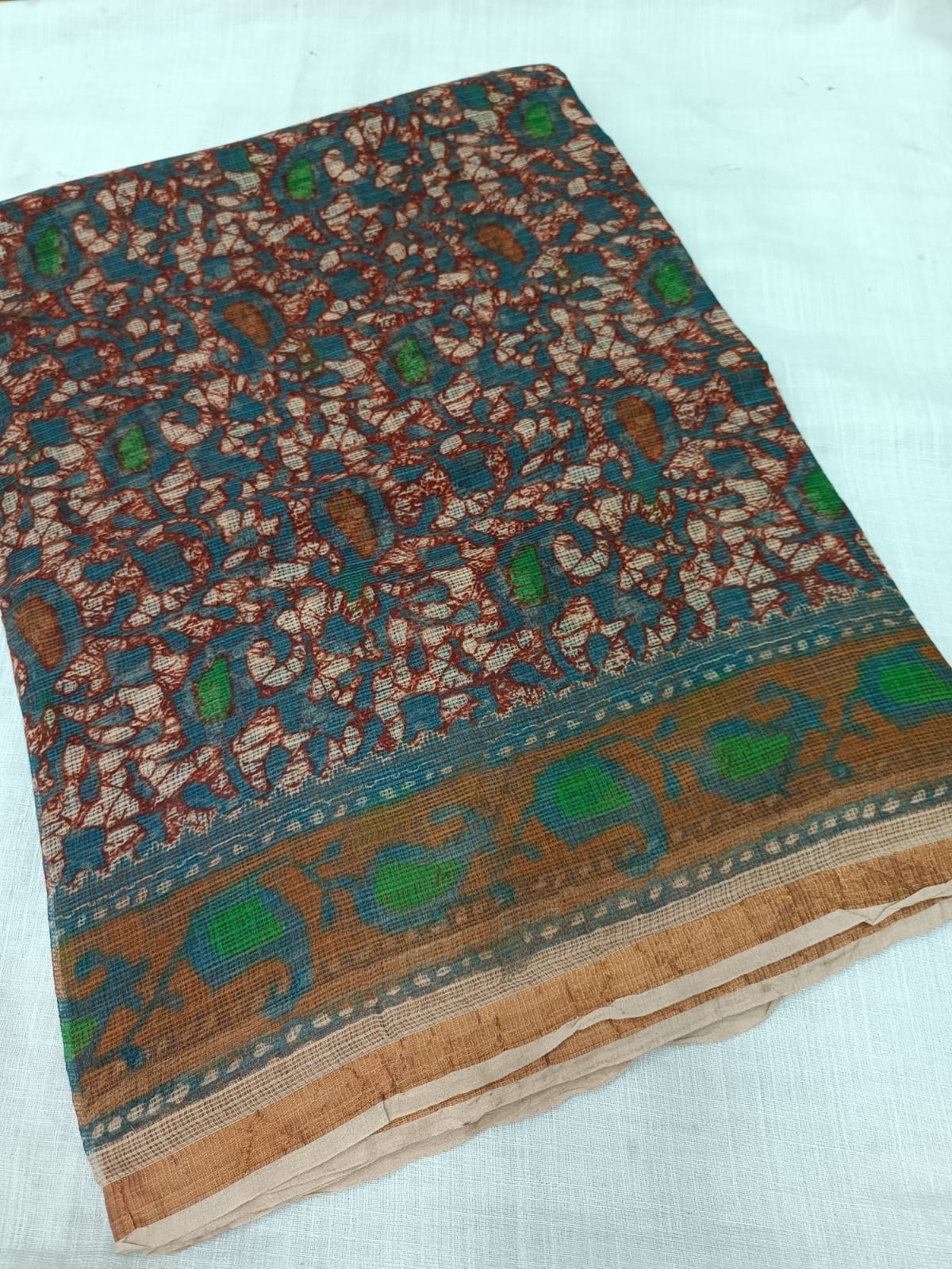 Kalamkari Kota Saree