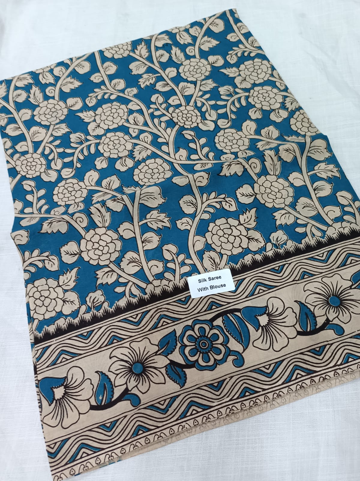 Kalamkari Silk Saree