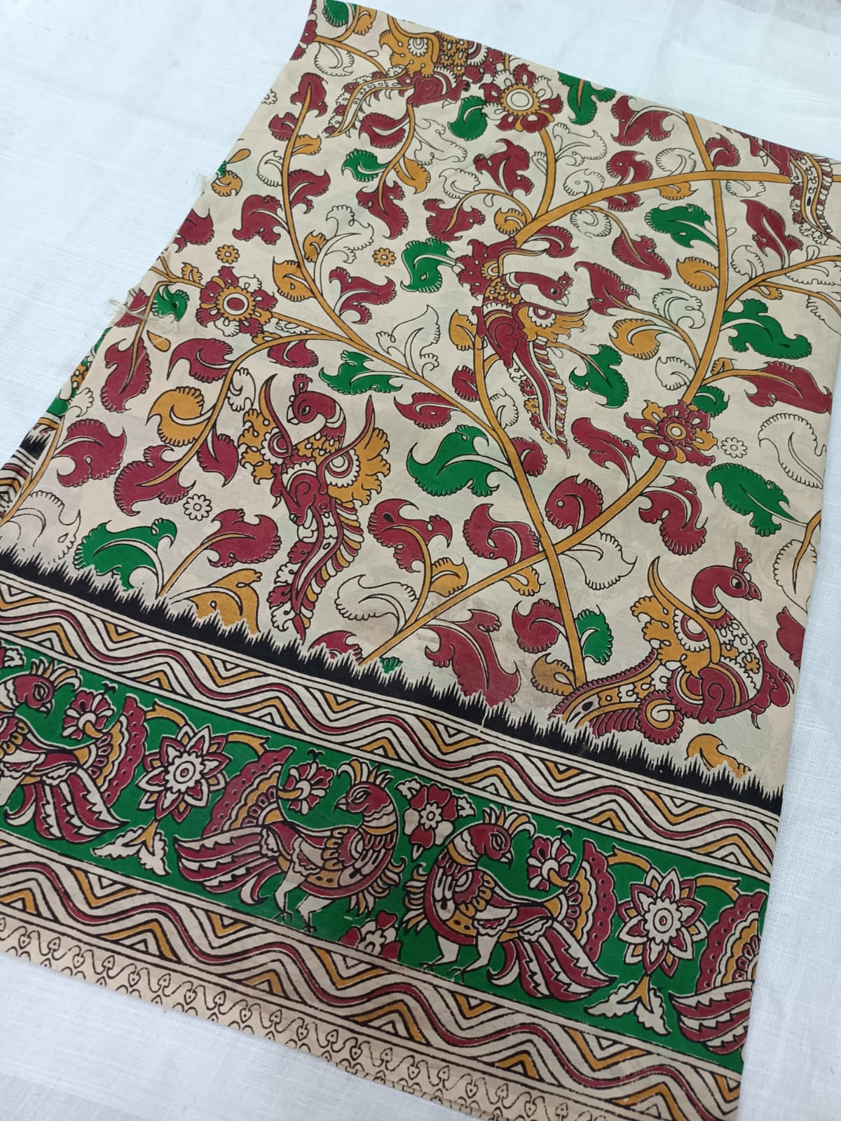 Kalamkari Silk Saree