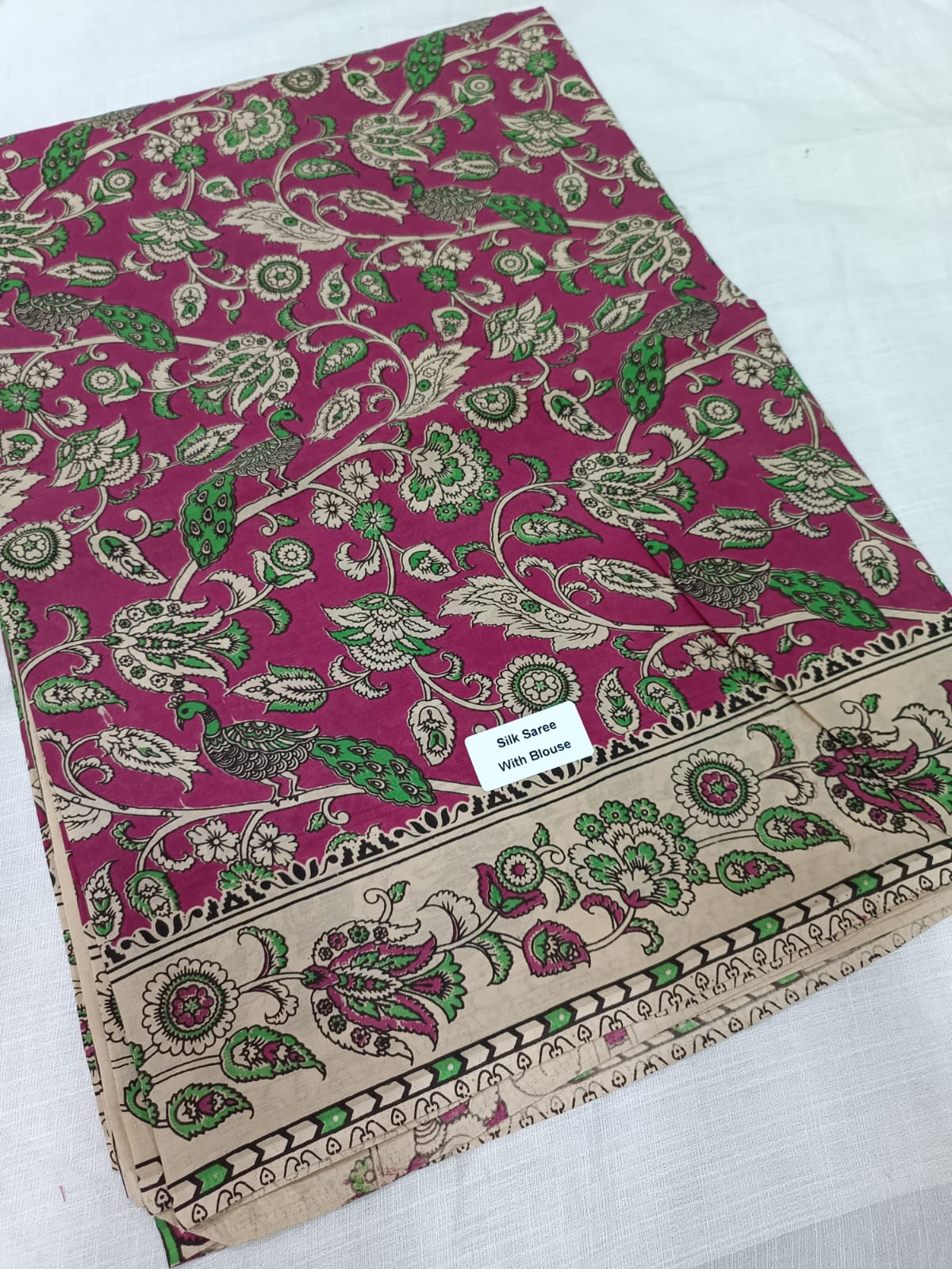 Kalamkari Silk Saree
