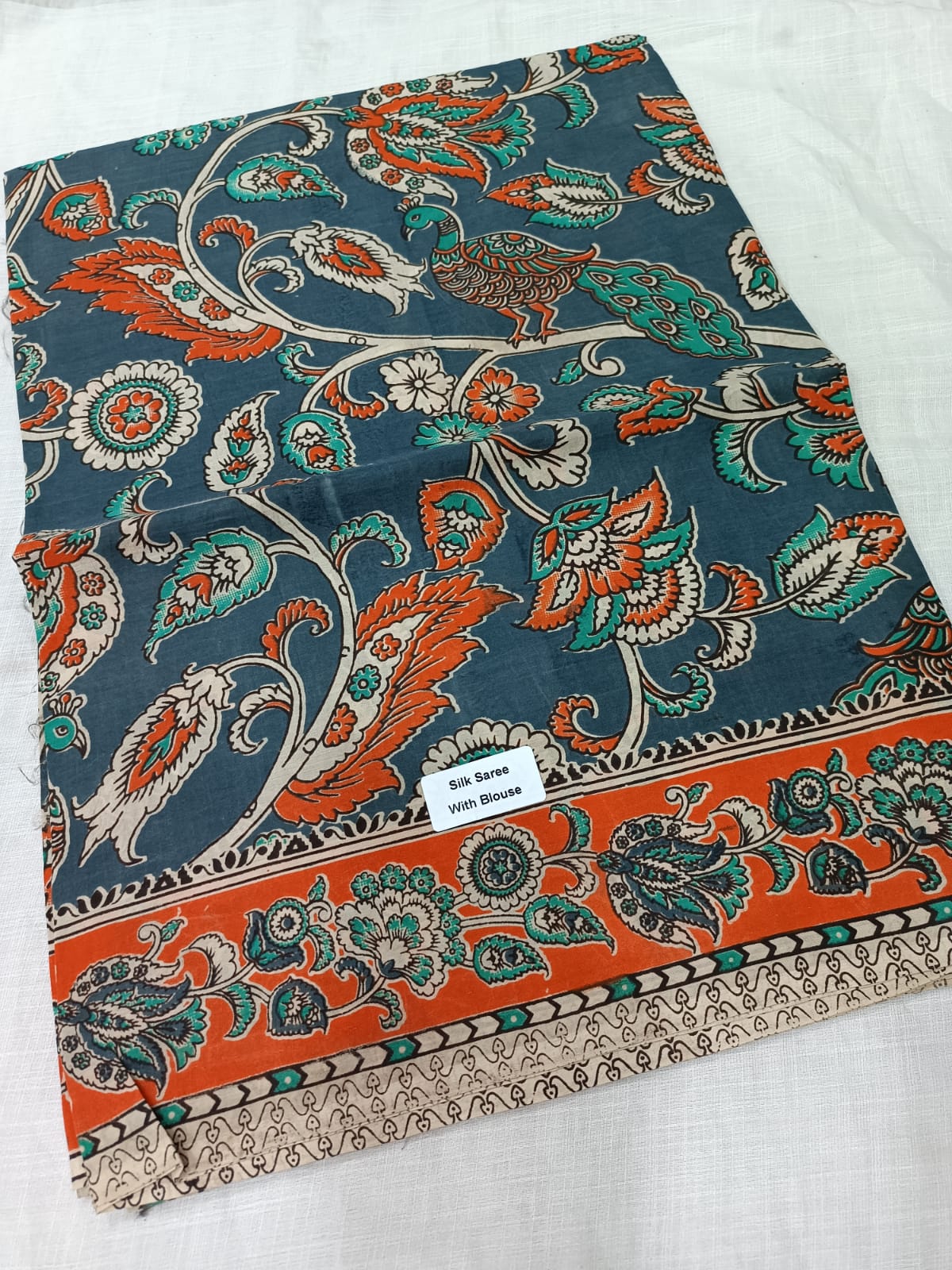 Kalamkari Silk Saree
