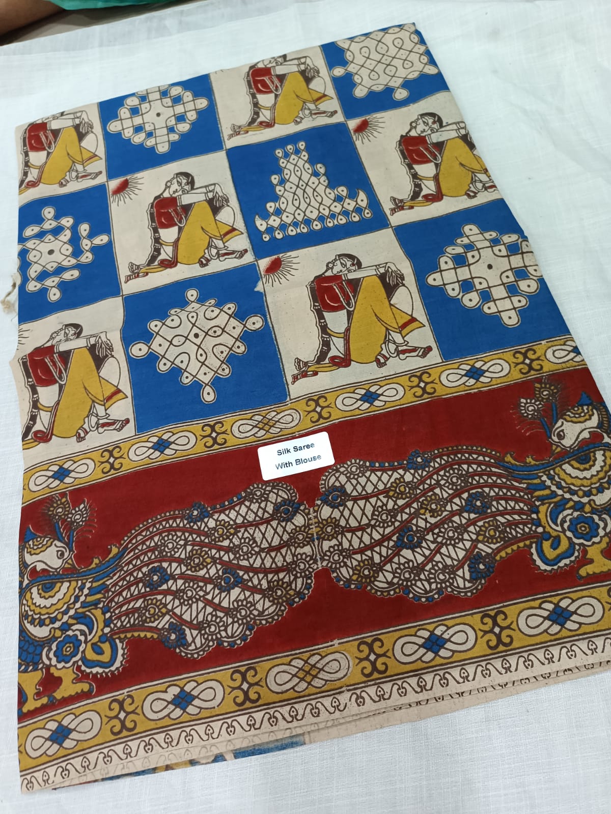Kalamkari Silk Saree