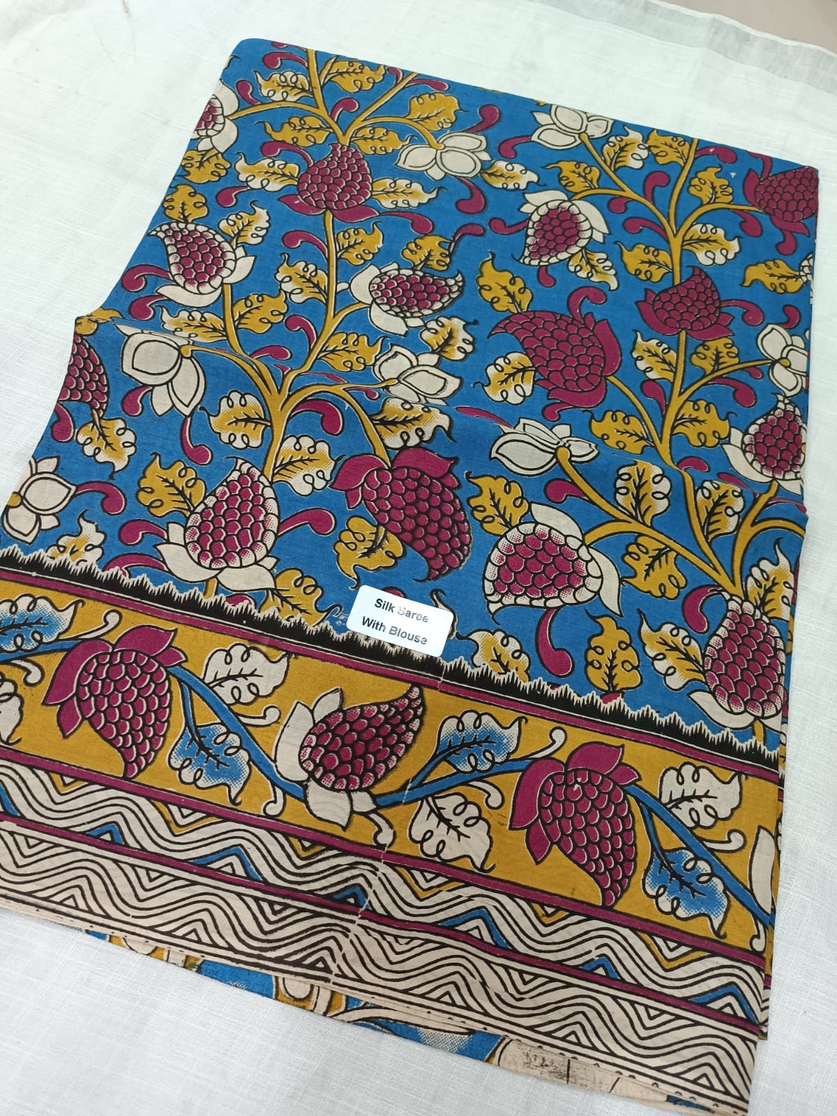 Kalamkari Silk Saree