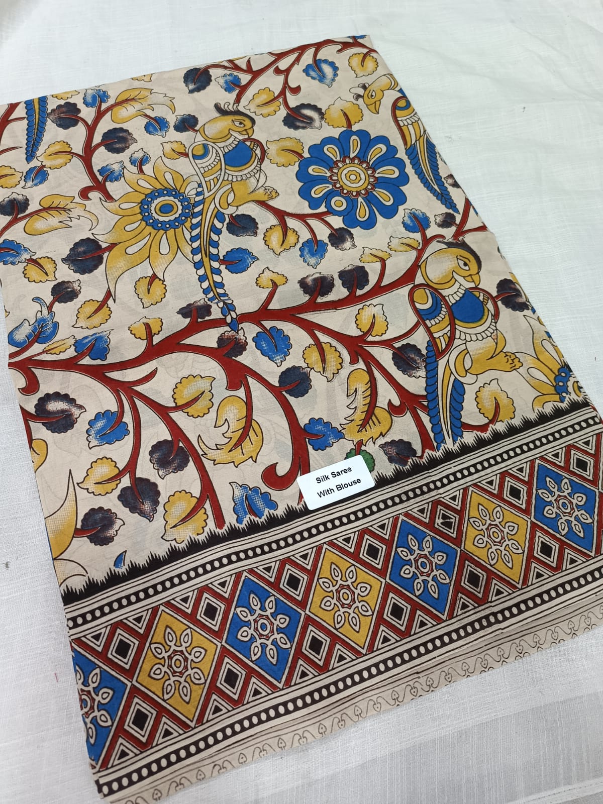 Kalamkari Silk Saree