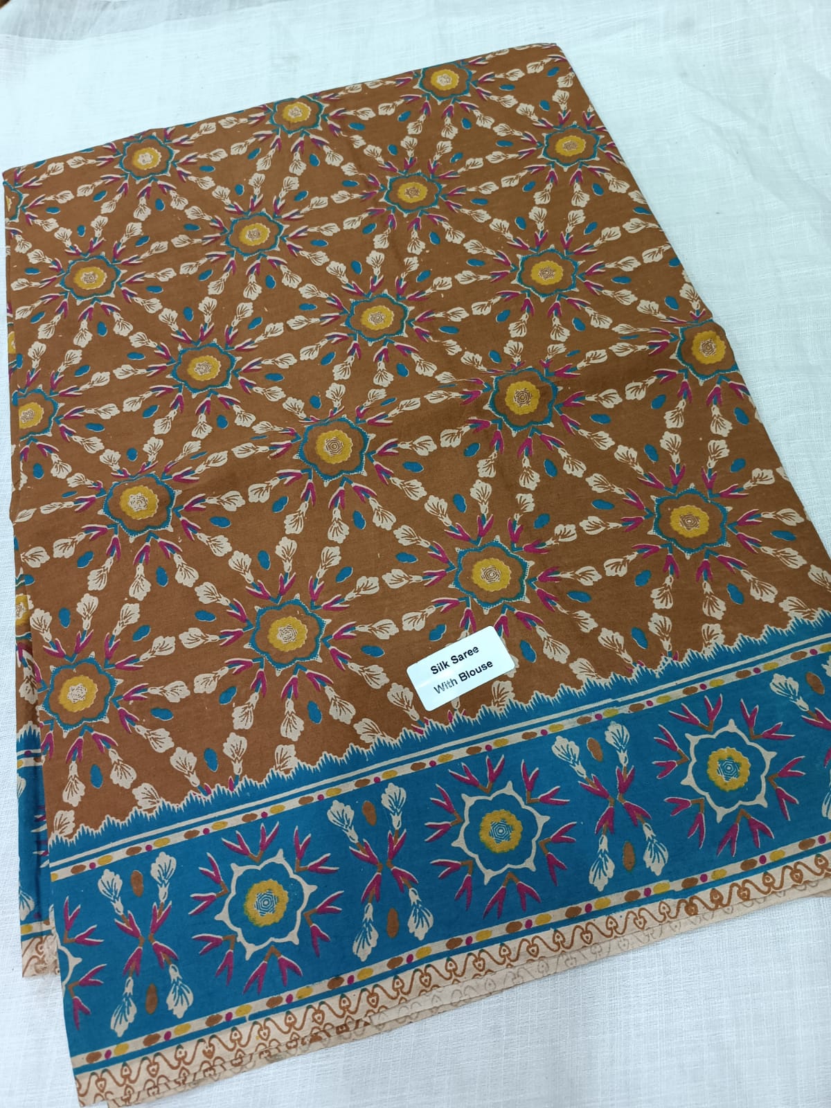 Kalamkari Silk Saree