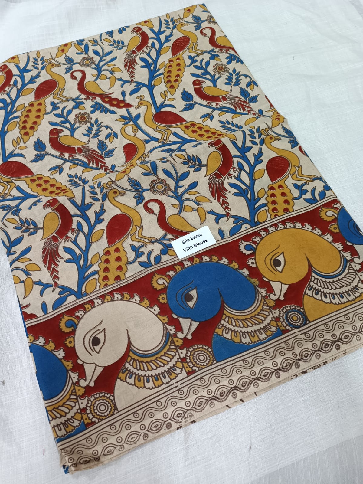 Kalamkari Silk Saree
