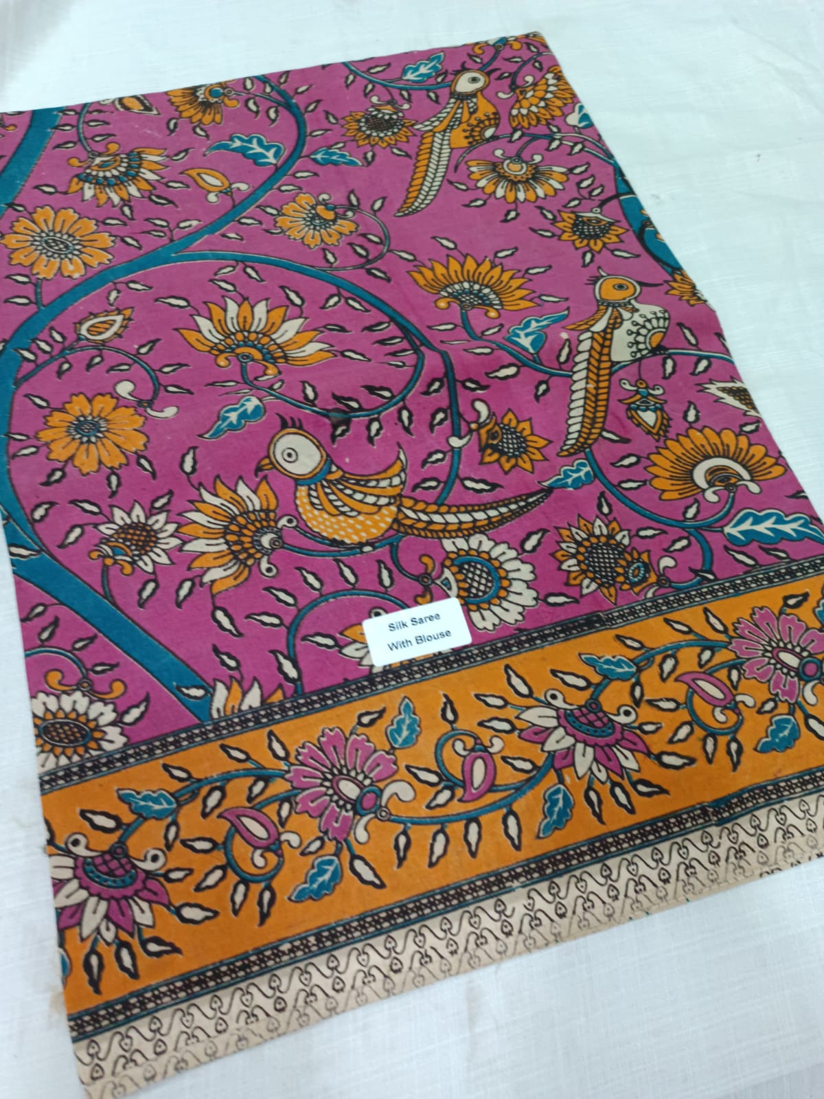 Kalamkari Silk Saree