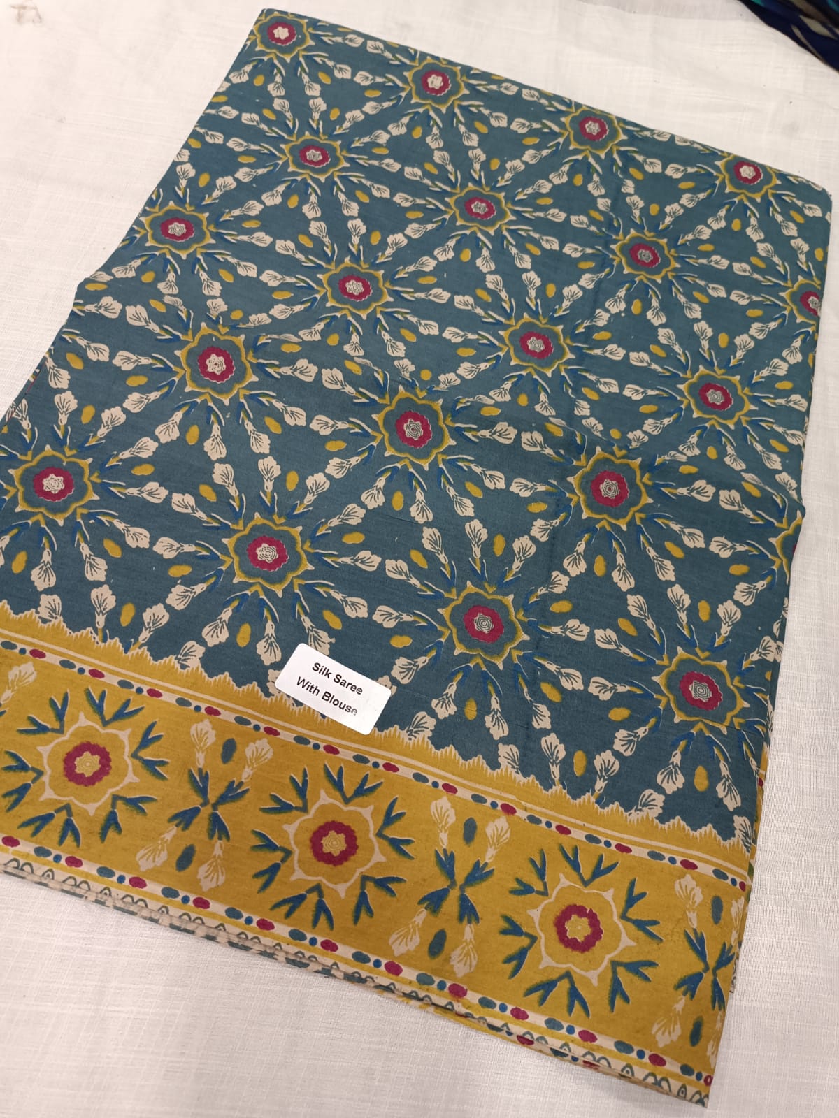 Kalamkari Silk Saree
