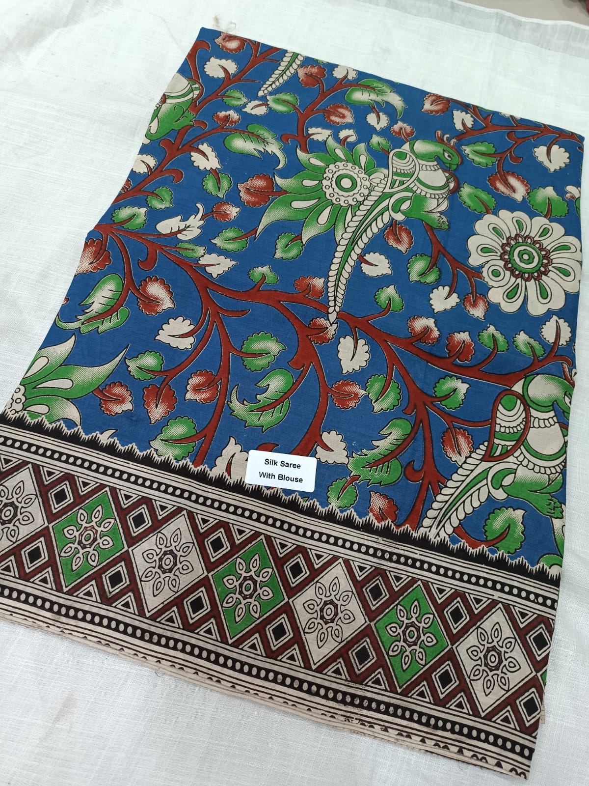 Kalamkari Silk Saree