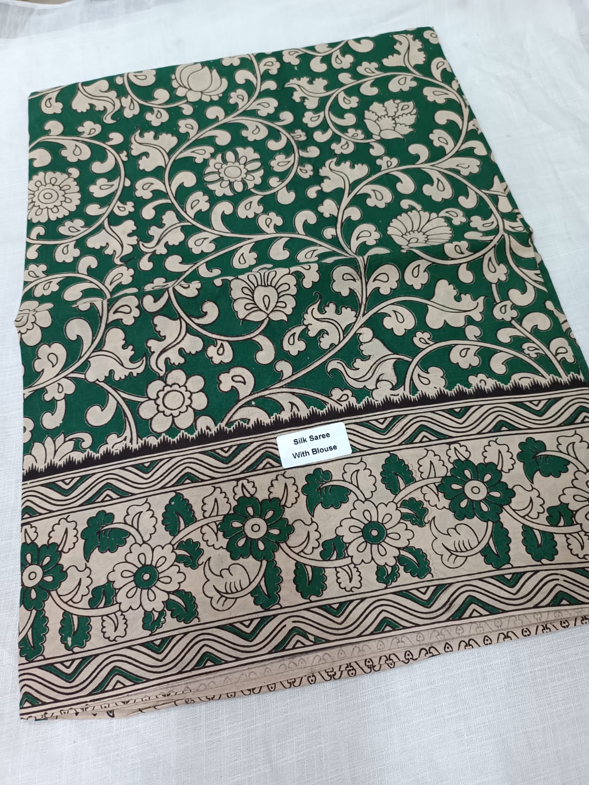 Kalamkari Silk Saree