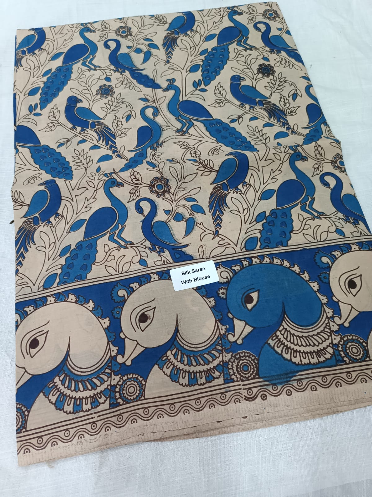 Kalamkari Silk Saree