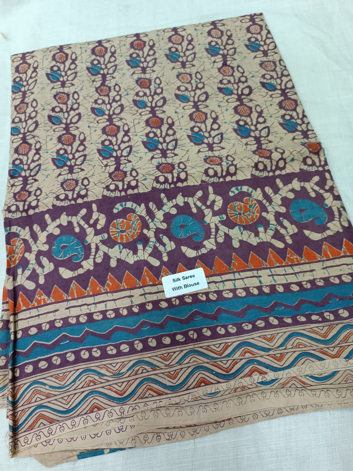 Kalamkari Silk Saree