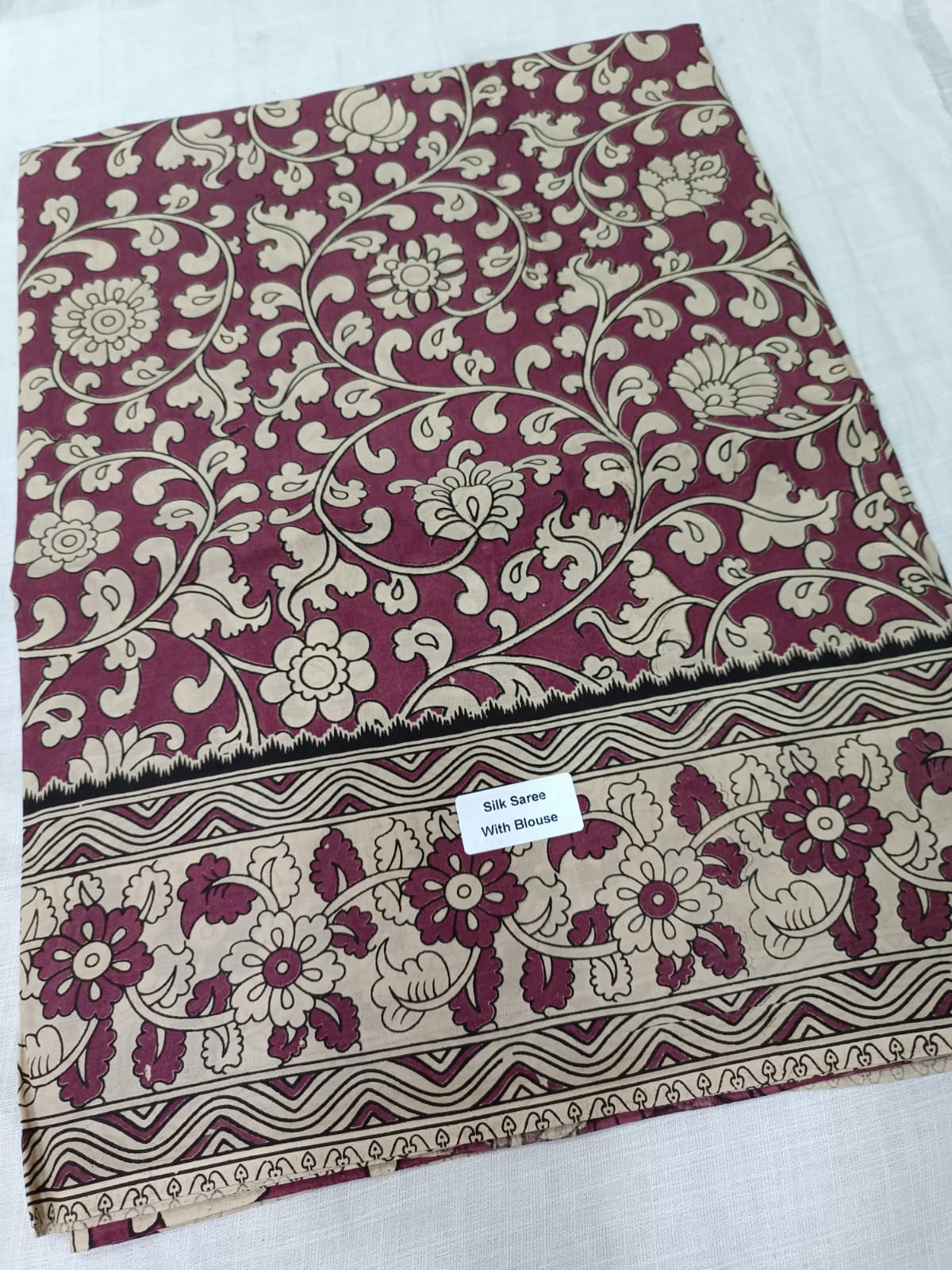 Kalamkari Silk Saree