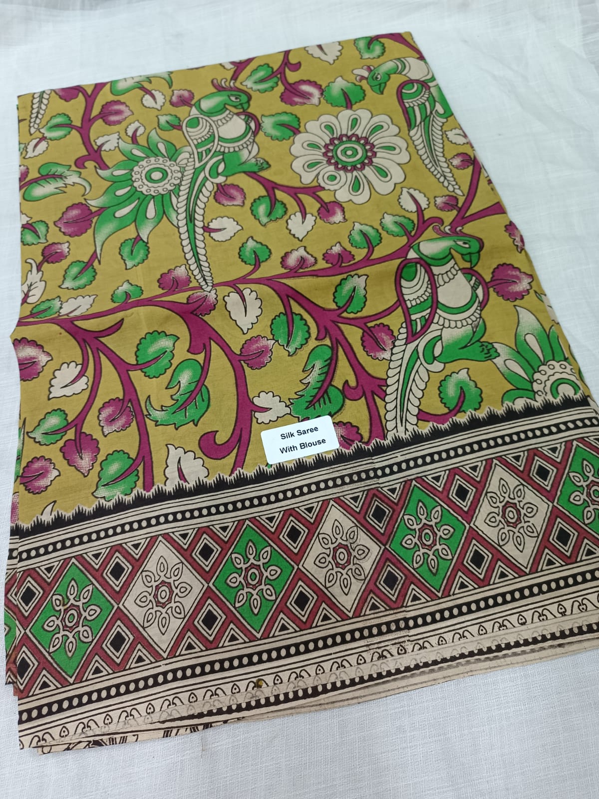 Kalamkari Silk Saree