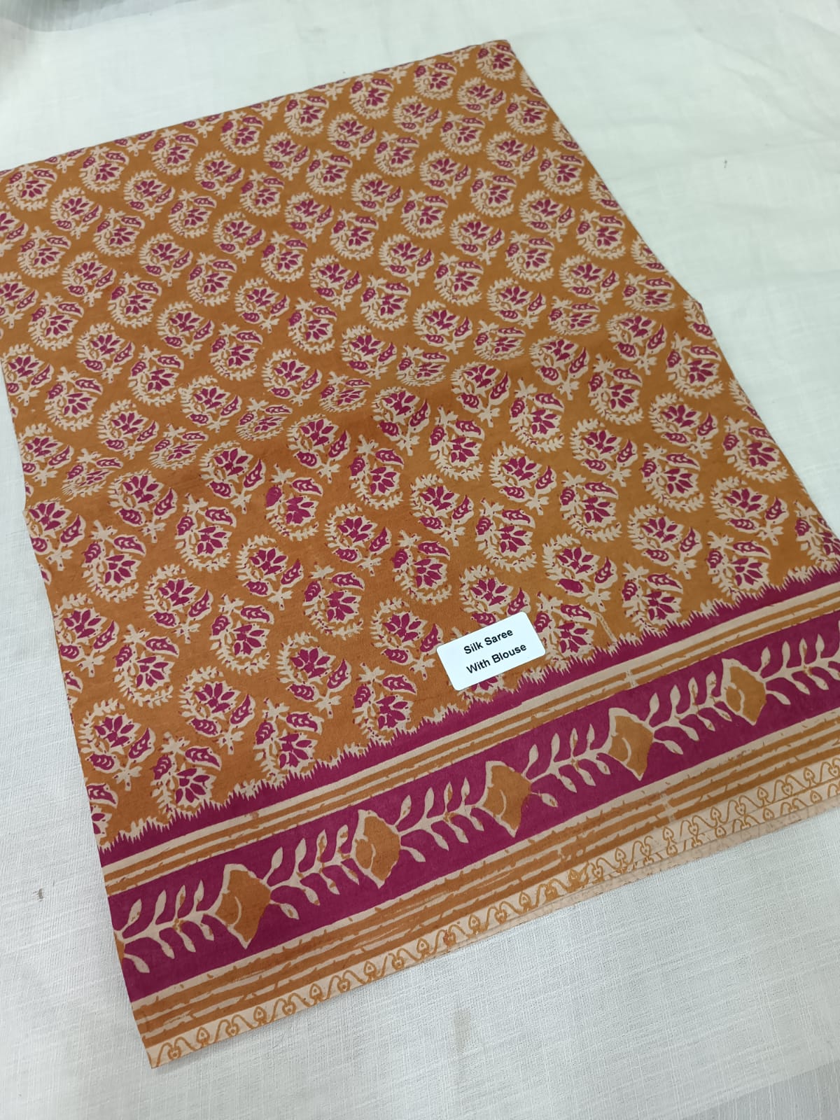 Kalamkari Silk Saree