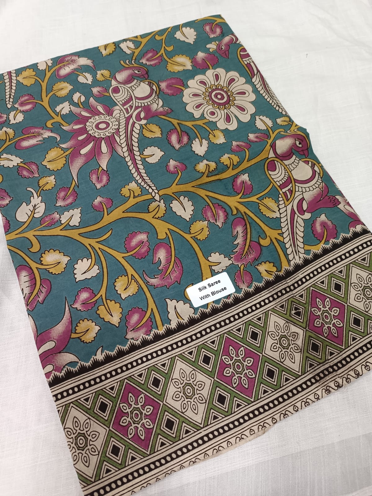 Kalamkari Silk Saree