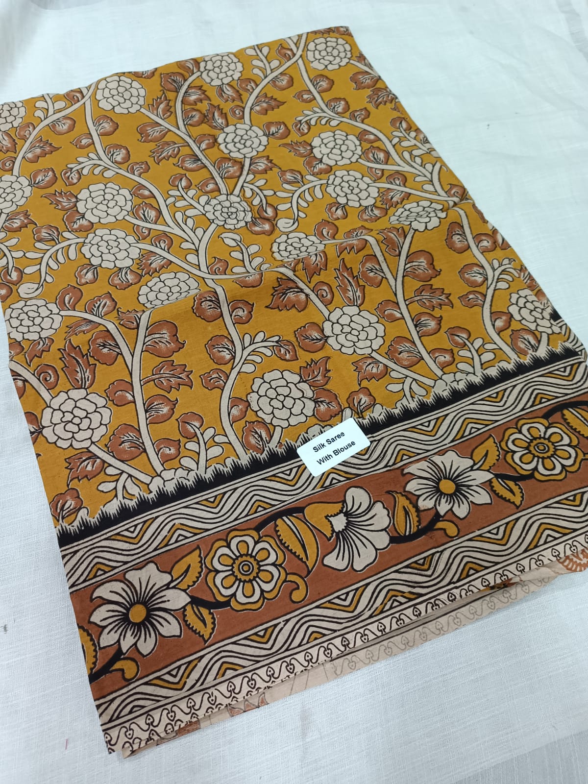 Kalamkari Silk Saree