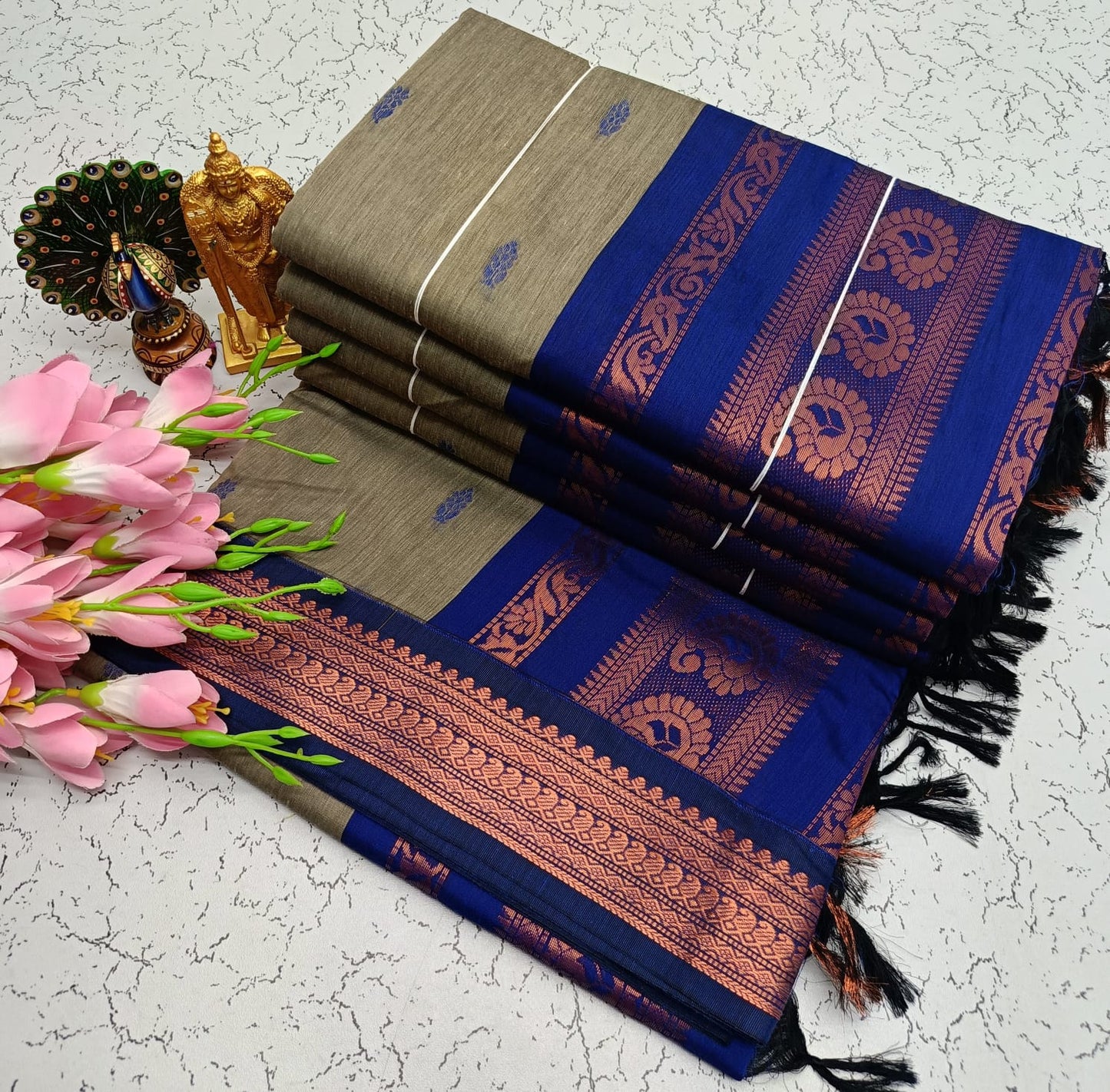 Kalyani Cotton Saree/lata Gadwal Paithani Saree