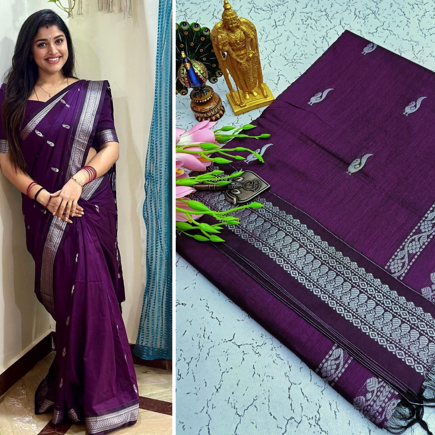 Kalyani Cotton Silk Saree