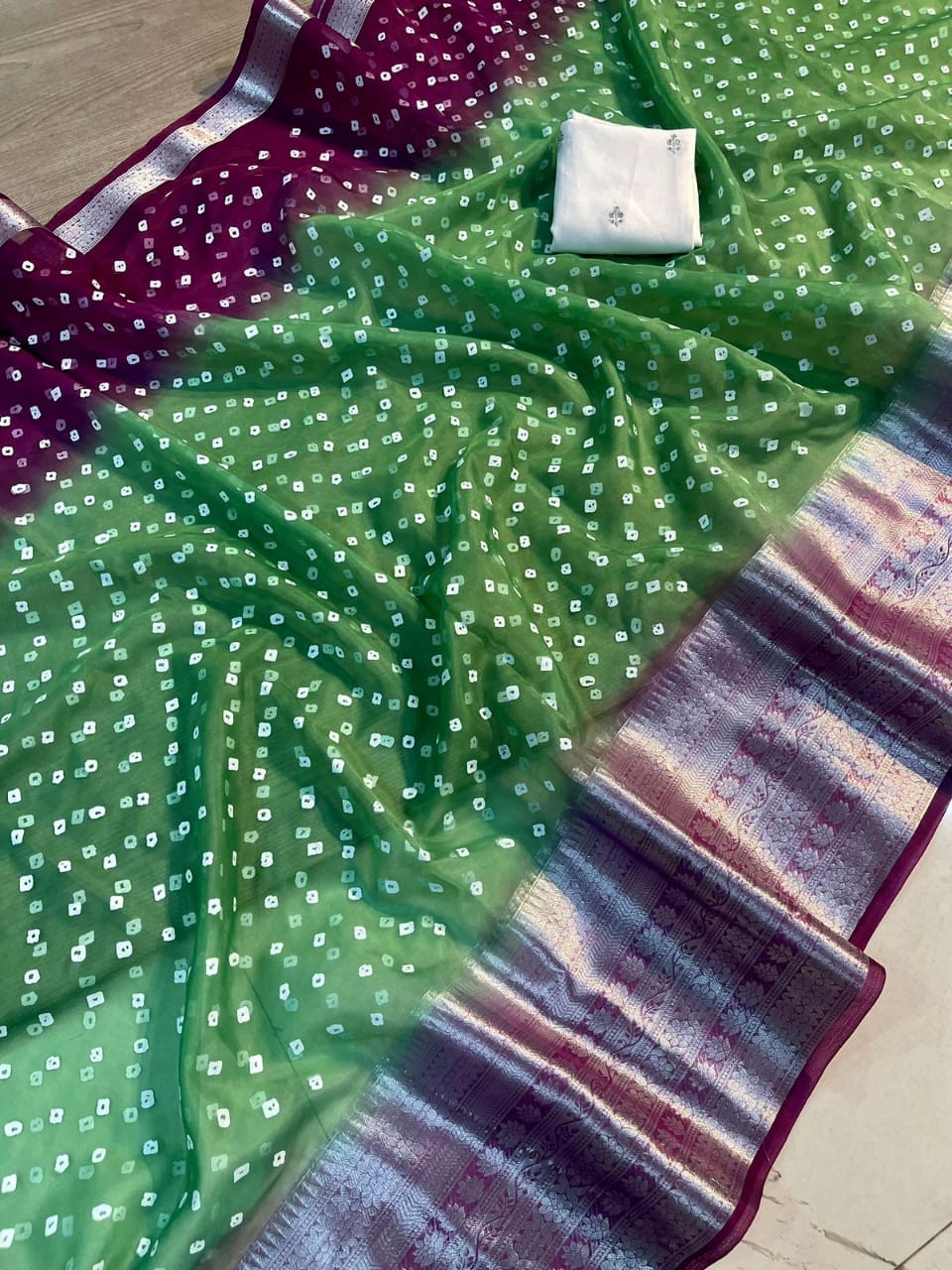 Kanchi Organza Saree