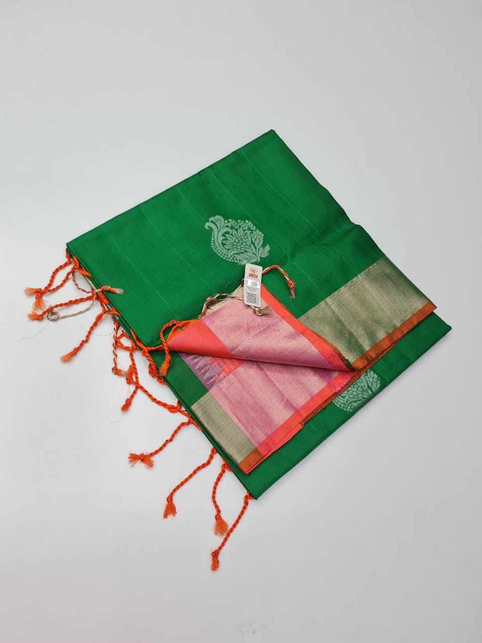 Kanchipuram Pure Tissue Border Soft Silk Saree