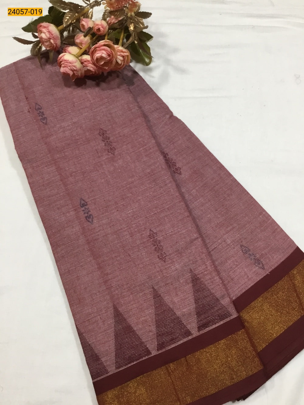 Pure asthri cotton printed kerala saree
