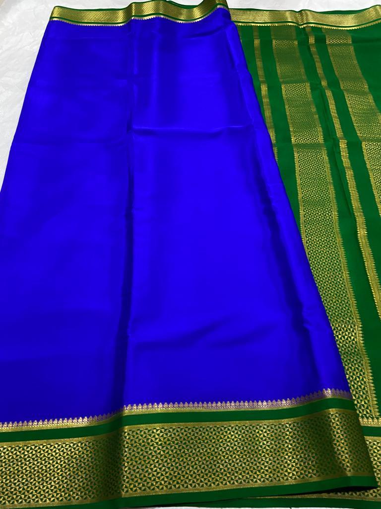 Ksic thickness pure mysore silk 110 count saree