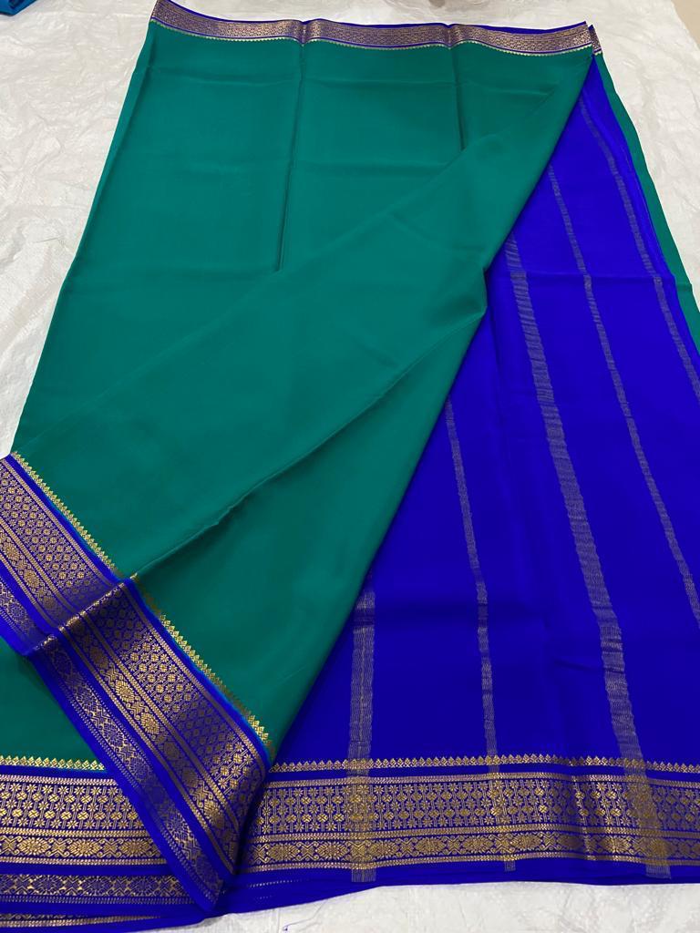 Ksic thickness pure mysore silk 110 count saree