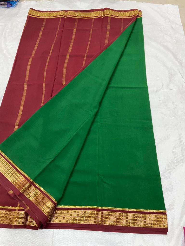 Ksic thickness pure mysore silk 110 count saree