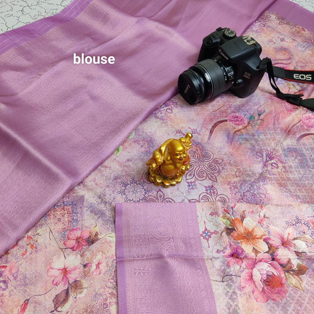 Kubera Pattu Digital Printed Saree