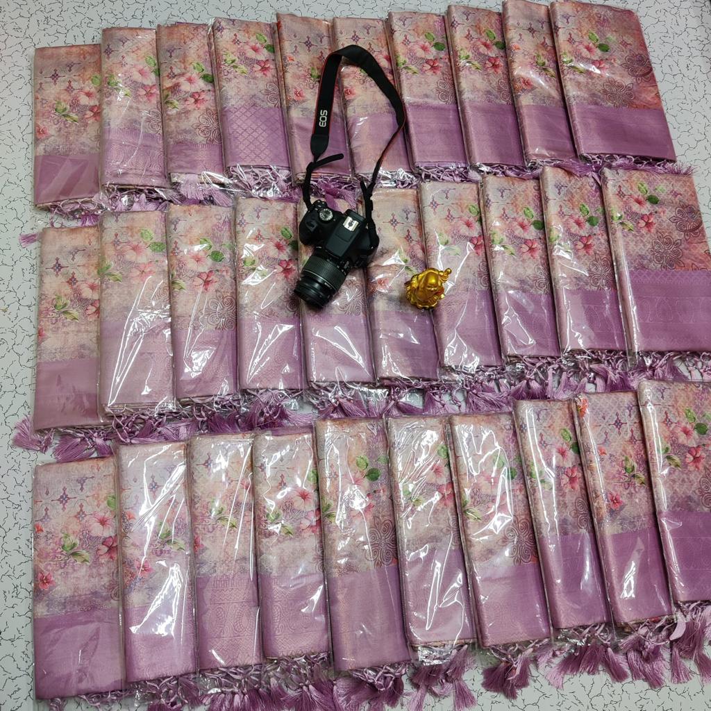 Kubera Pattu Digital Printed Saree