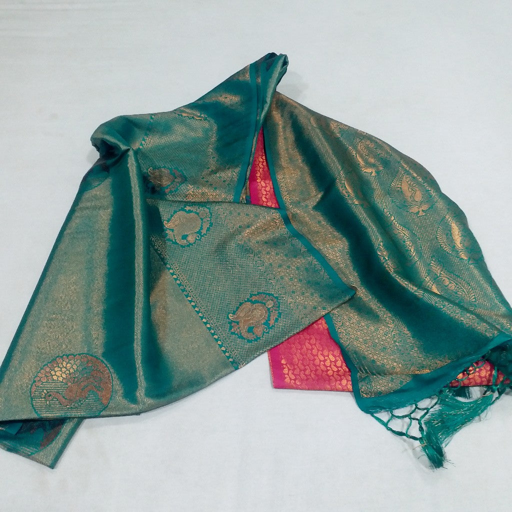 Kubera pattu vegan silk saree