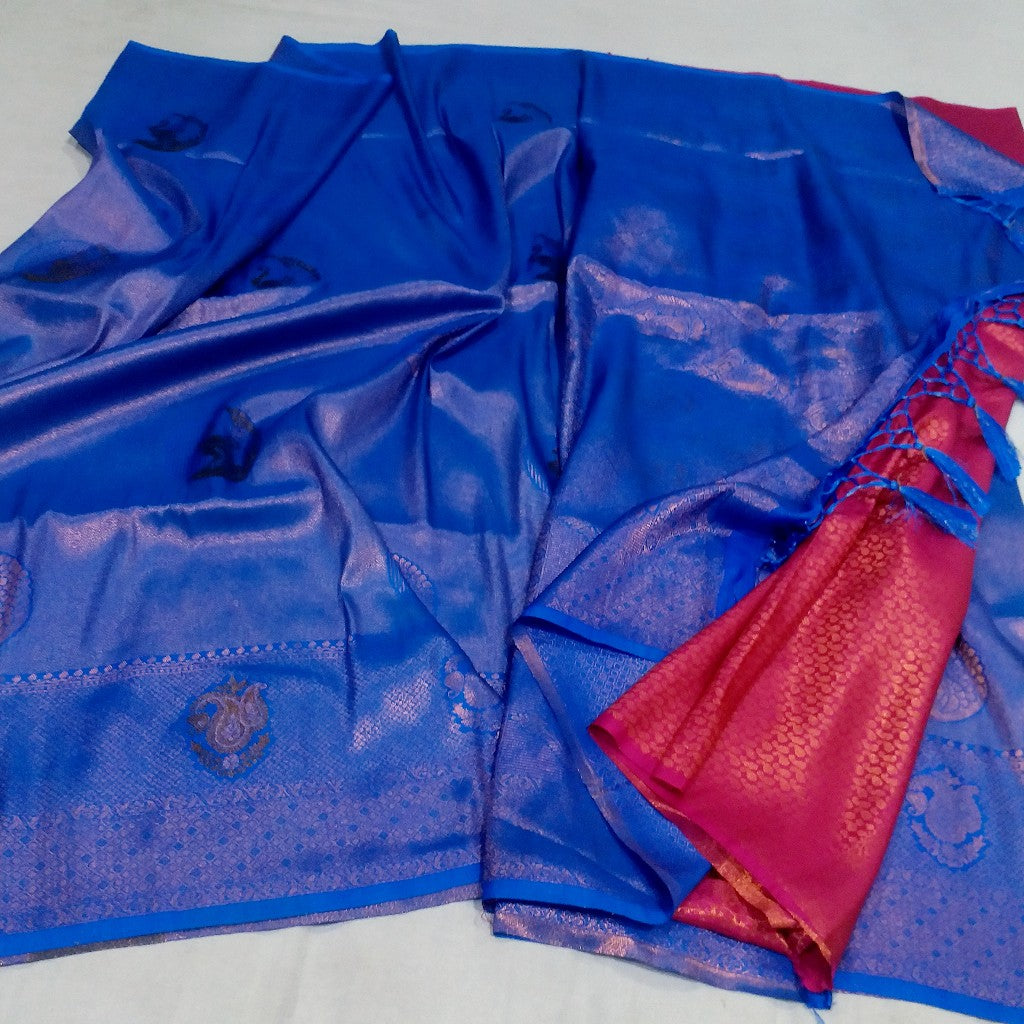 Kubera pattu vegan silk saree