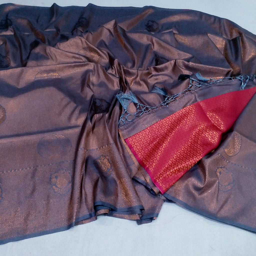 Kubera pattu vegan silk saree