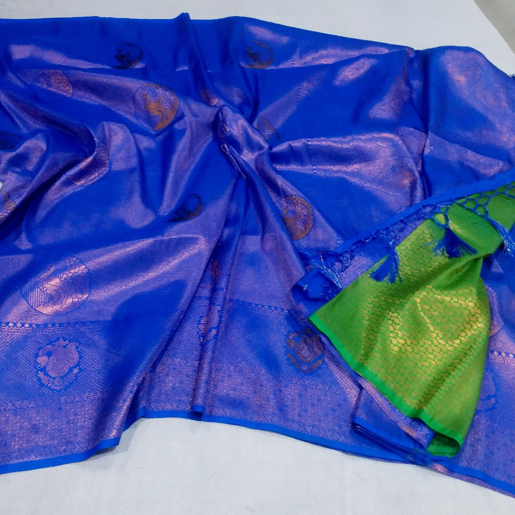Kubera pattu vegan silk saree