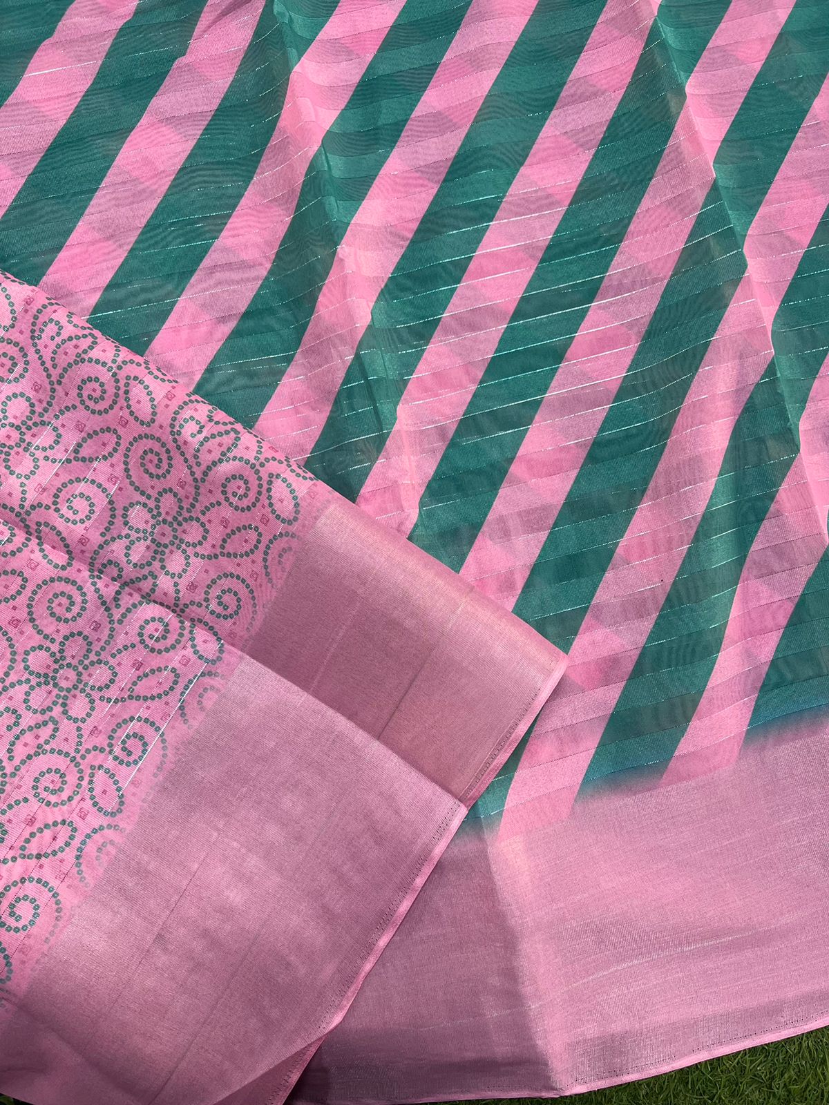 Laheriya Soft Jute Silk Saree