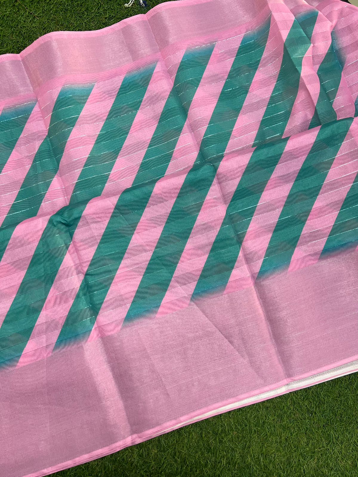Laheriya Soft Jute Silk Saree