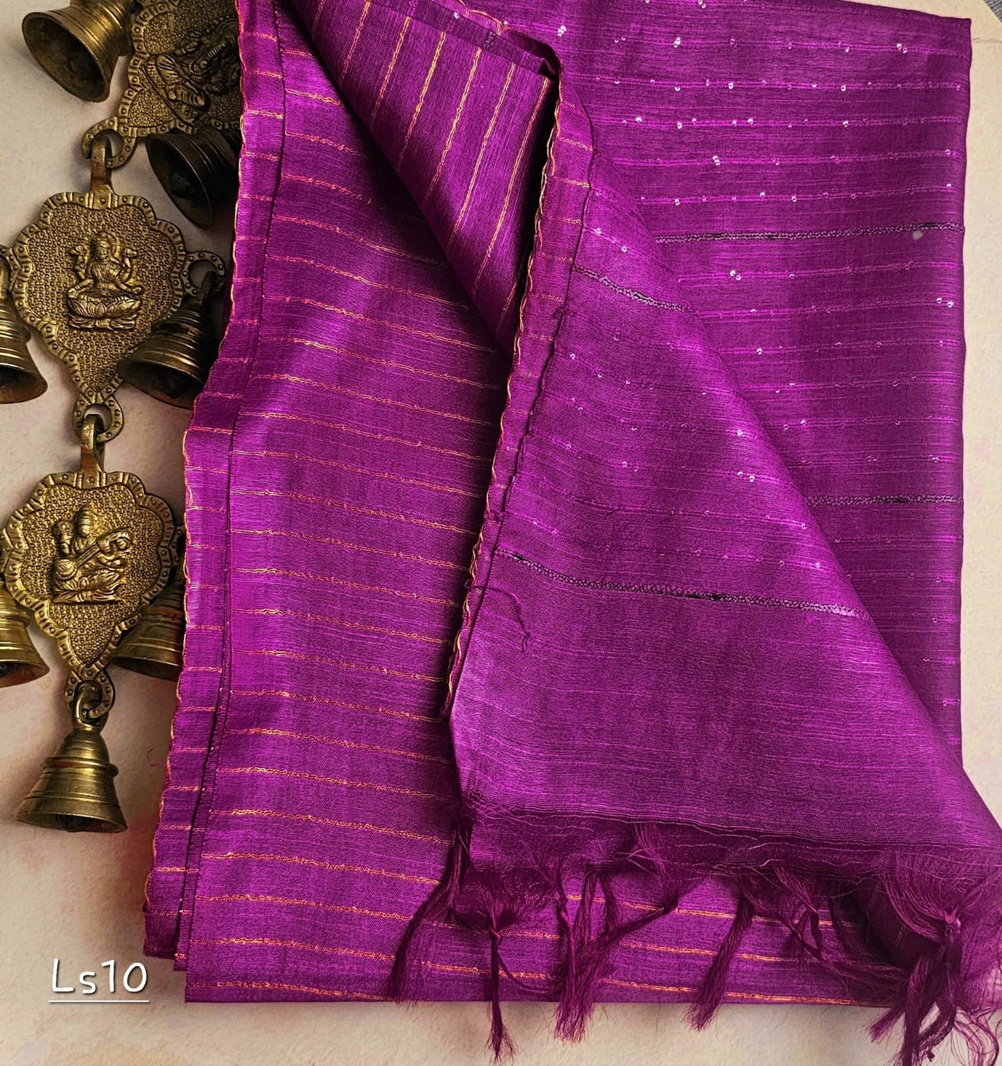 Linen Soft and Light Weight Saree