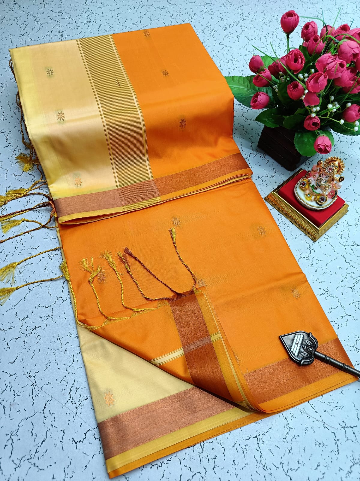 Maheswari Style Soft Silk Saree
