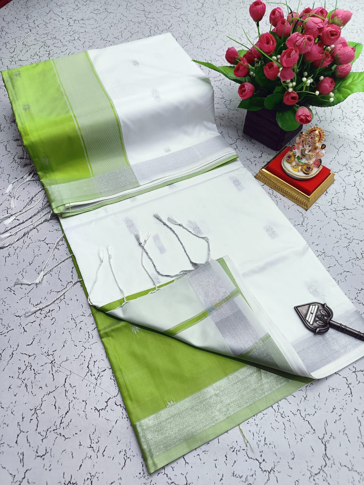 Maheswari Style Soft Silk Saree