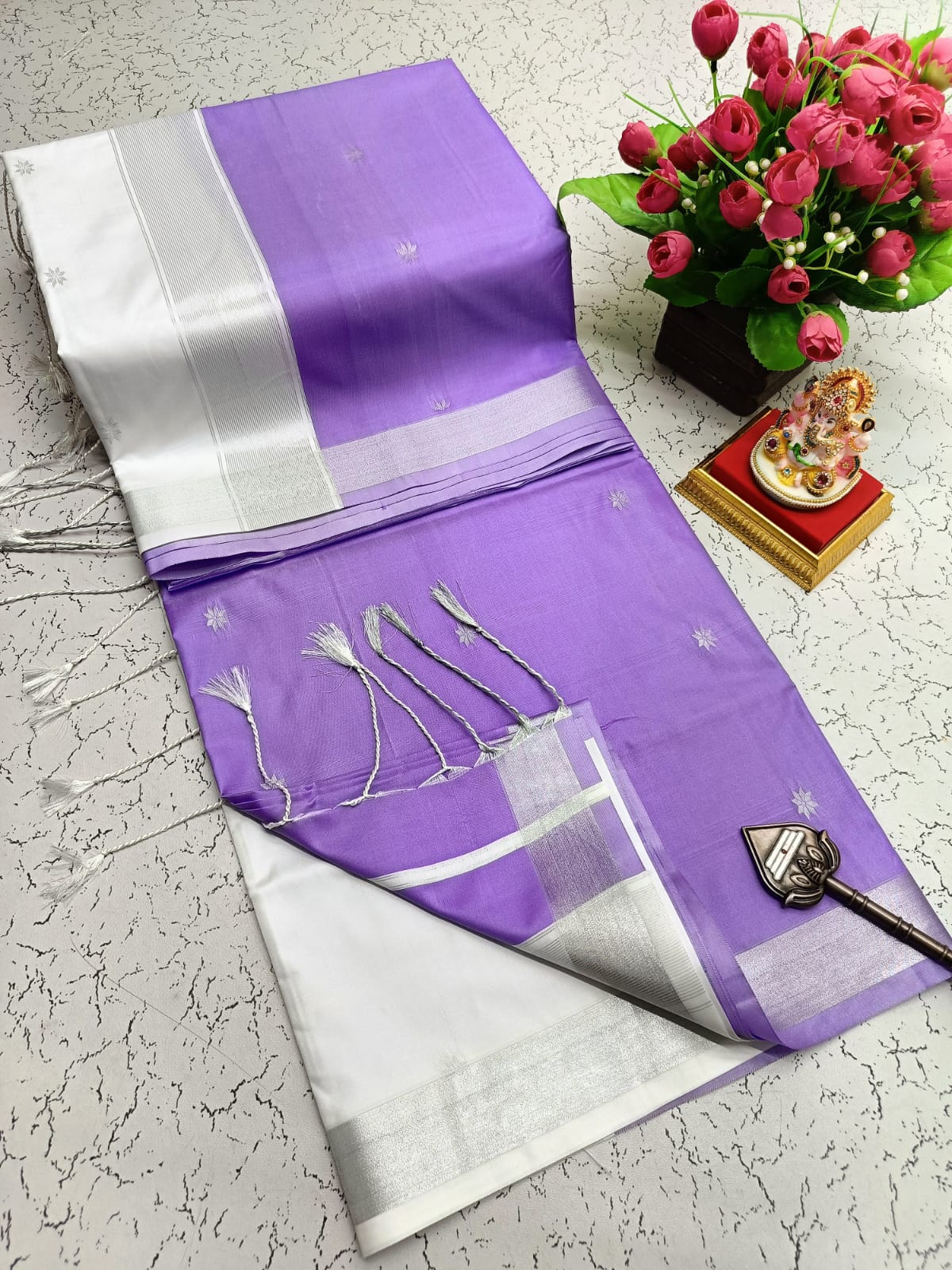 Maheswari Style Soft Silk Saree