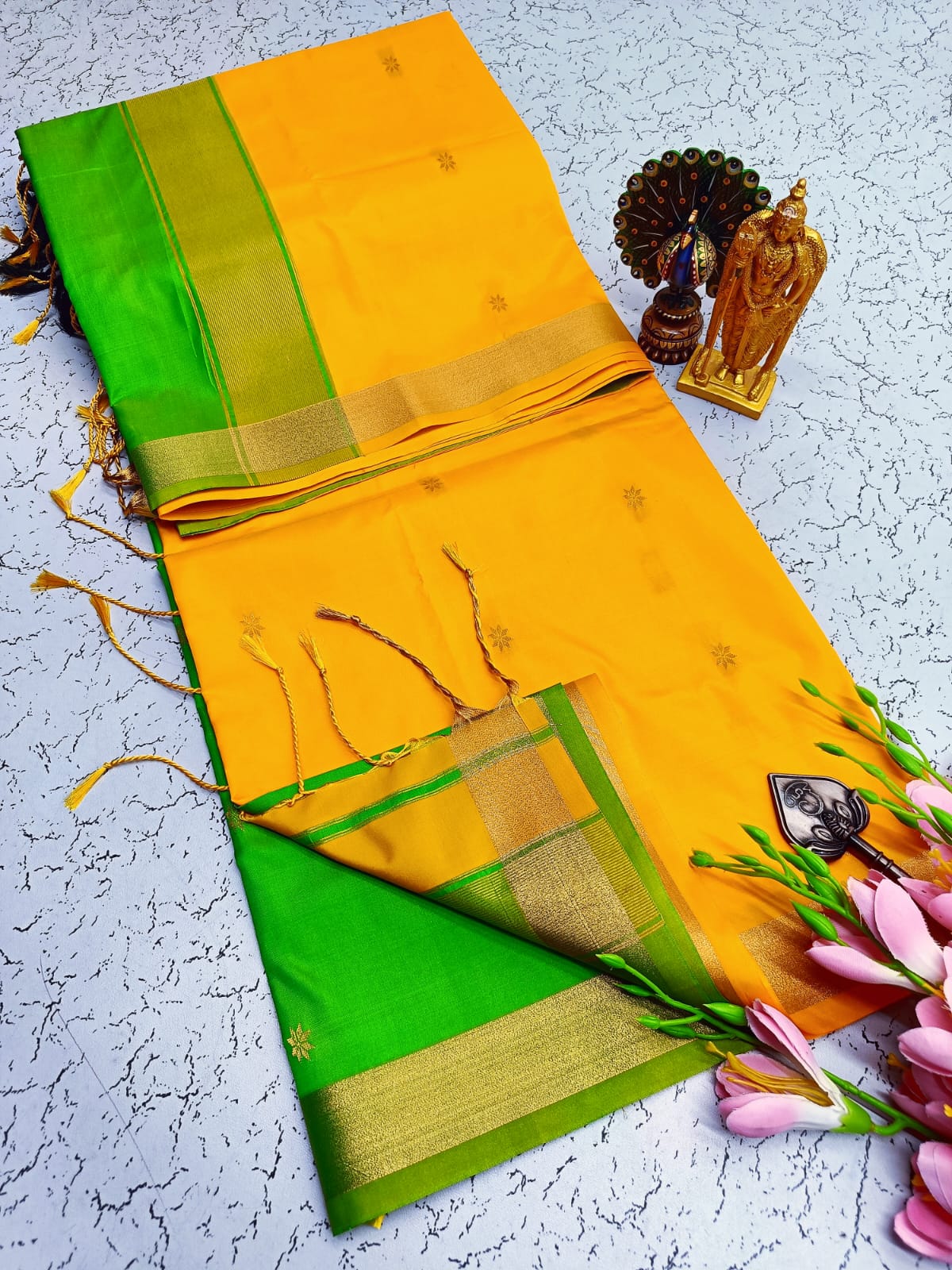 Maheswari Style Soft Silk Saree
