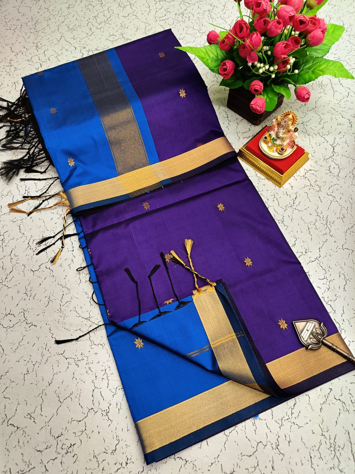 Maheswari Style Soft Silk Saree
